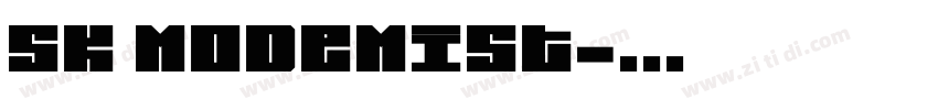 Sk Modemist字体转换
